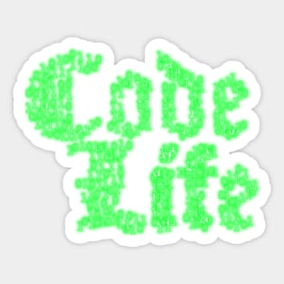 binaryCodeLifev1.0 Sticker